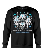 Diabetes skull Crewneck Sweatshirt tile