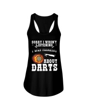 I was thinking about darts Ladies Flowy Tank thumbnail