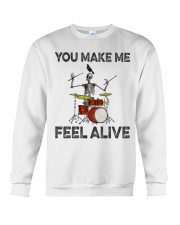 Drum make me feel alive Crewneck Sweatshirt thumbnail