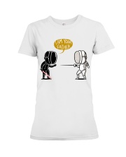I am your father Premium Fit Ladies Tee tile