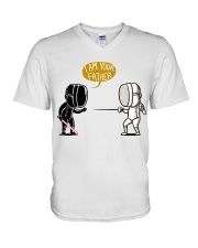 I am your father V-Neck T-Shirt tile