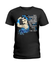 Diabetes Awareness girl Ladies T-Shirt thumbnail