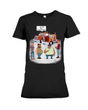 And that how i saved the world Premium Fit Ladies Tee tile