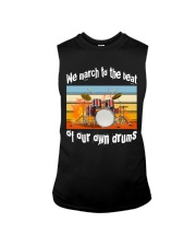 We march to the beat of our own drums Sleeveless Tee tile