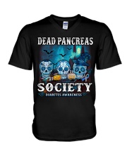 Diabetes Awareness V-Neck T-Shirt thumbnail