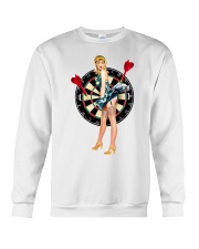 Darts and girl Crewneck Sweatshirt thumbnail