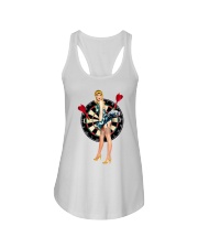Darts and girl Ladies Flowy Tank thumbnail