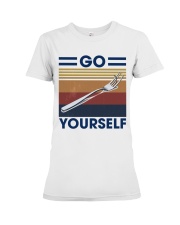 Go fork yourself Premium Fit Ladies Tee thumbnail