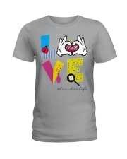 Love Preschool teacher Ladies T-Shirt thumbnail