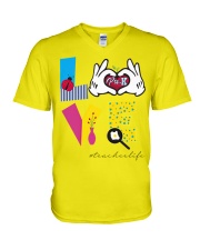 Love Preschool teacher V-Neck T-Shirt thumbnail