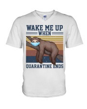 Wake me up V-Neck T-Shirt thumbnail