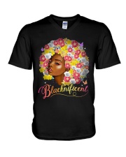 Blacknificent V-Neck T-Shirt tile