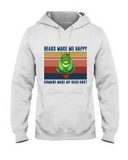 Bears make me happy Hooded Sweatshirt thumbnail