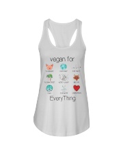 vegan for every thing Ladies Flowy Tank thumbnail