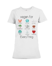 vegan for every thing Premium Fit Ladies Tee thumbnail