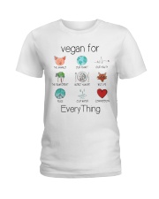 vegan for every thing Ladies T-Shirt front