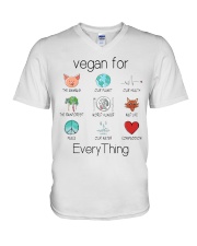 vegan for every thing V-Neck T-Shirt thumbnail