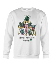 Plants make me happy AF Crewneck Sweatshirt tile