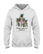 Plants make me happy AF Hooded Sweatshirt tile