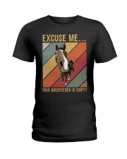 Your birdfeeder is empty Ladies T-Shirt tile