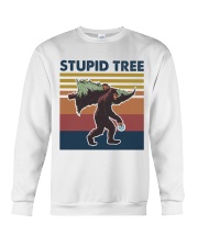 Stupid tree Crewneck Sweatshirt thumbnail