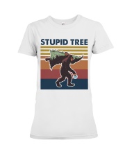 Stupid tree Premium Fit Ladies Tee thumbnail