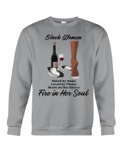 Black women Crewneck Sweatshirt tile