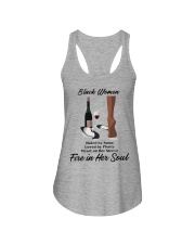 Black women Ladies Flowy Tank tile