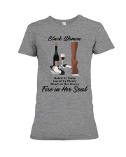 Black women Premium Fit Ladies Tee tile