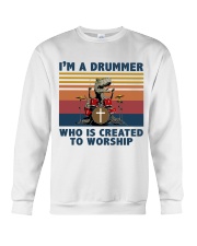 I'm a drummer Crewneck Sweatshirt thumbnail