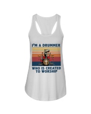 I'm a drummer Ladies Flowy Tank thumbnail