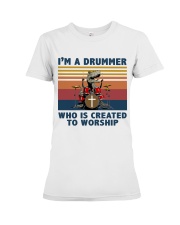 I'm a drummer Premium Fit Ladies Tee thumbnail