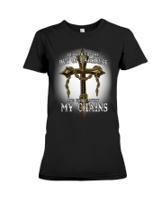 Cross chain Premium Fit Ladies Tee thumbnail