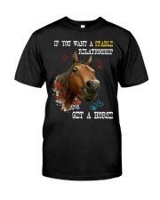 Get a horse Classic T-Shirt front