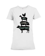 All lives matter Premium Fit Ladies Tee thumbnail