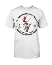 Tattoos and percing Classic T-Shirt front