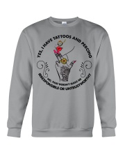 Tattoos and percing Crewneck Sweatshirt tile