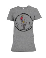 Tattoos and percing Premium Fit Ladies Tee tile
