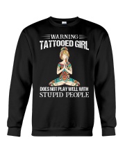 Tattoo girl Crewneck Sweatshirt thumbnail