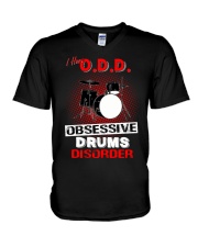 I have ODD obsessive drums disorder V-Neck T-Shirt thumbnail