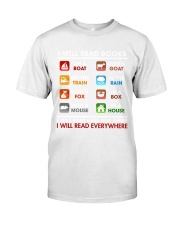 I will read everywhere Classic T-Shirt tile