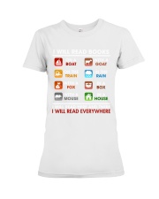 I will read everywhere Premium Fit Ladies Tee tile