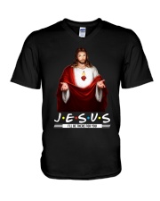 Jesus V-Neck T-Shirt thumbnail