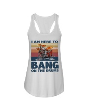 I am here to bang on the drums Ladies Flowy Tank thumbnail