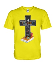 Grace of god V-Neck T-Shirt thumbnail