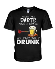 Darts V-Neck T-Shirt thumbnail