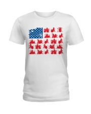 Drummer america Ladies T-Shirt thumbnail