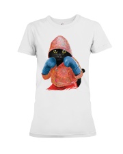 Cat boxing Premium Fit Ladies Tee tile