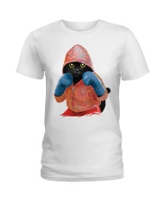 Cat boxing Ladies T-Shirt front