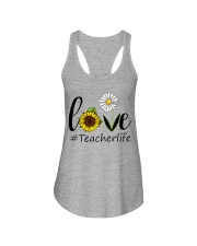 Love teacher life Ladies Flowy Tank tile